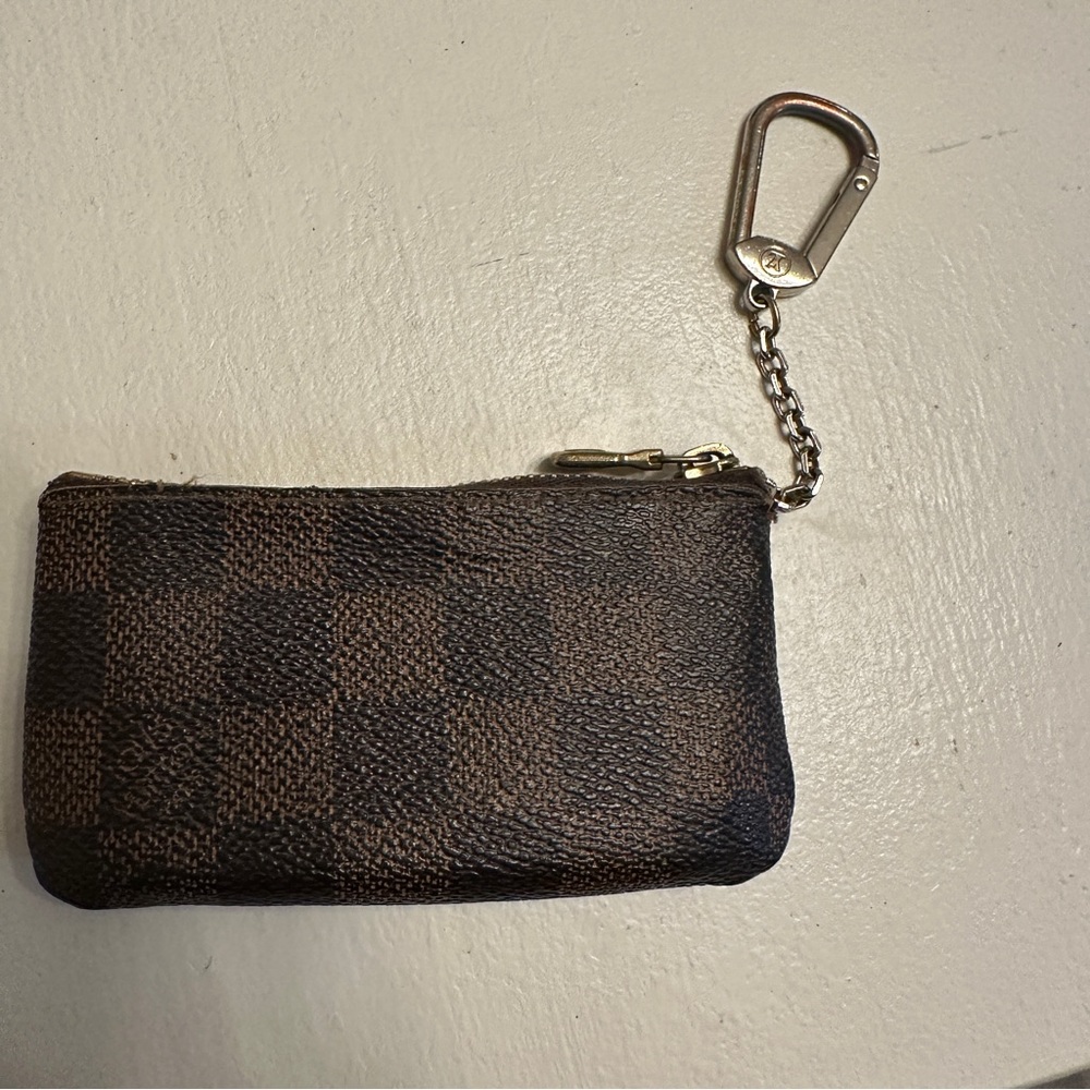 Louis Vuitton card case key chain